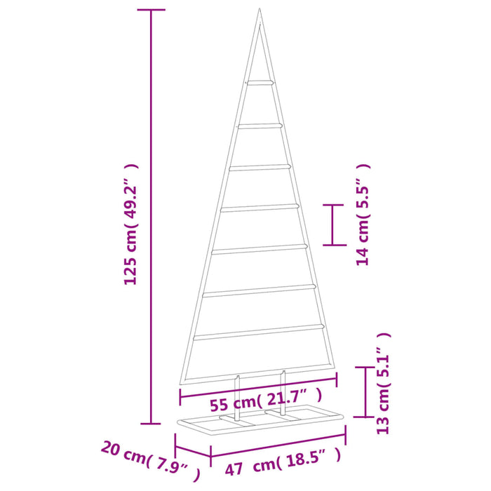 Albero di Natale Decorativo in Metallo Nero di diverse dimensioni