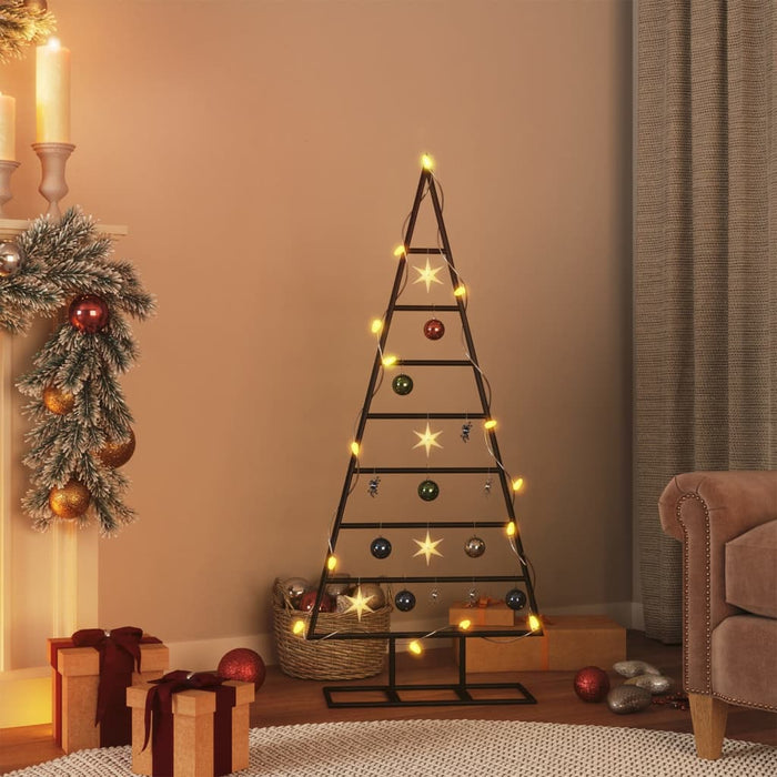 Albero di Natale Decorativo in Metallo Nero di diverse dimensioni