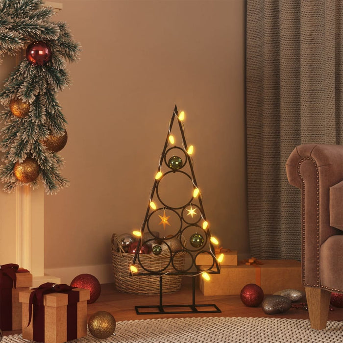 Albero di Natale Decorativo in Metallo Nero di diverse dimensioni