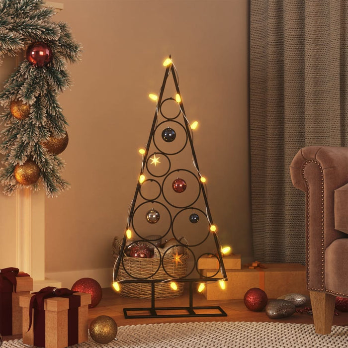 Albero di Natale Decorativo in Metallo Nero di diverse dimensioni