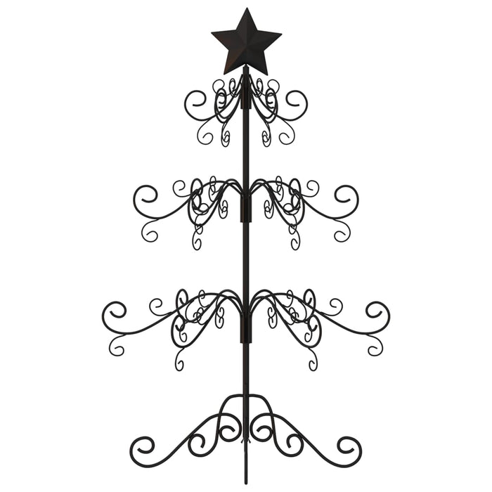 Albero di Natale Decorativo in Metallo Nero di diverse dimensioni