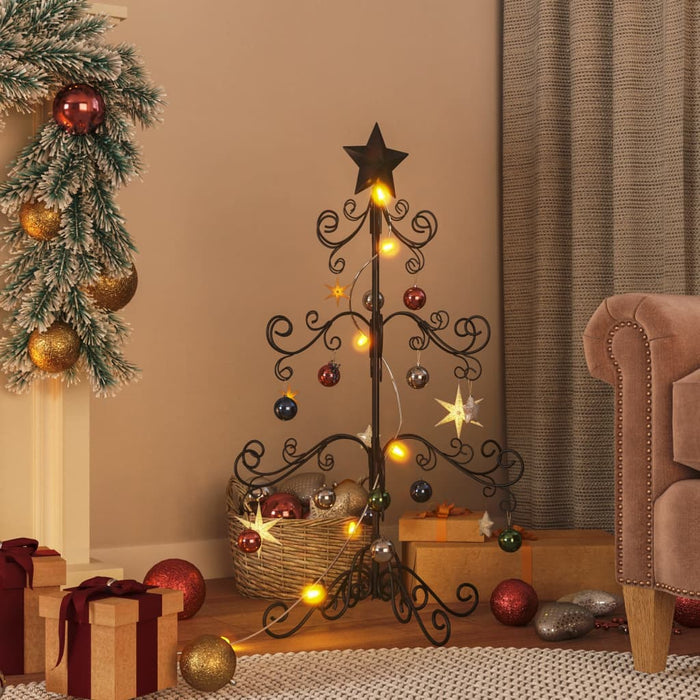 Albero di Natale Decorativo in Metallo Nero di diverse dimensioni