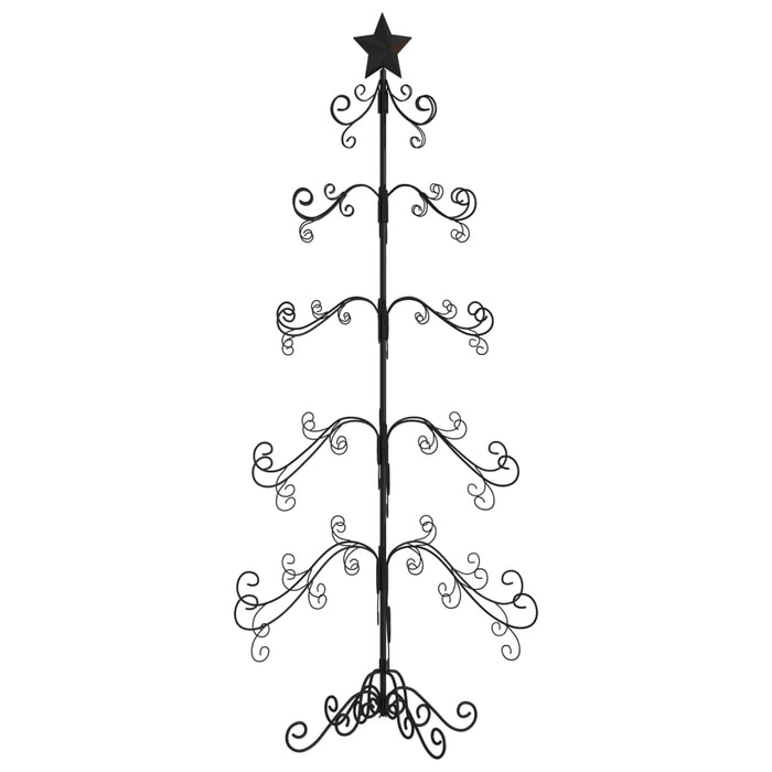 Albero di Natale Decorativo in Metallo Nero di diverse dimensioni