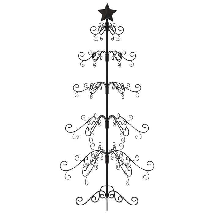 Albero di Natale Decorativo in Metallo Nero di diverse dimensioni