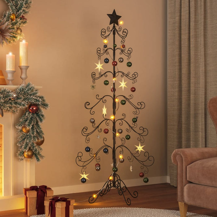 Albero di Natale Decorativo in Metallo Nero di diverse dimensioni