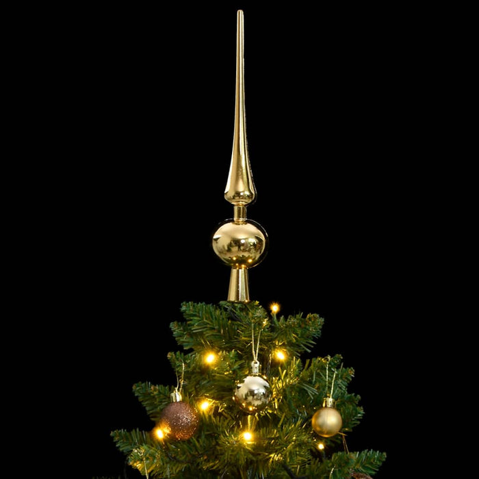 Albero Natale Incernierato con LED e Palline