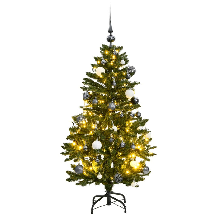 Albero Natale Incernierato con LED e Palline