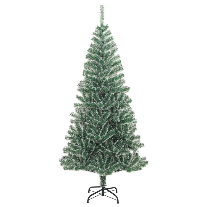 Albero di Natale Artificiale con 300 LED Palline e Neve