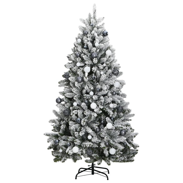 Albero Natale Incernierato con LED e Palline