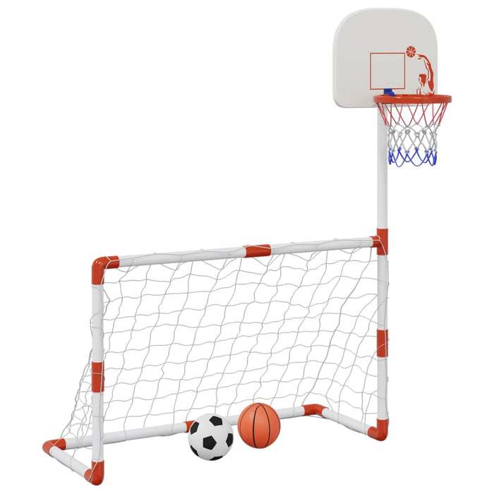 Set da Calcio e Basket per Bambini con Palloni 98x50x70 cm