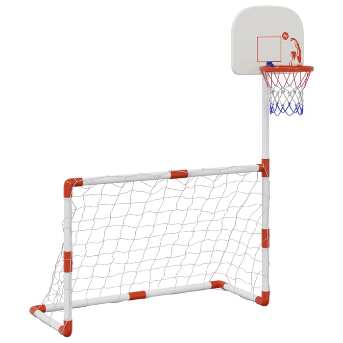 Set da Calcio e Basket per Bambini con Palloni 98x50x70 cm