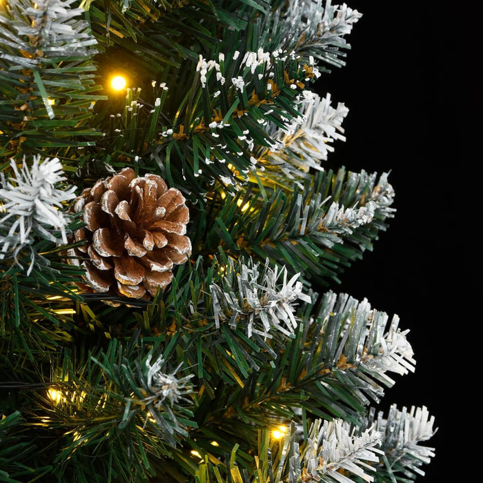 Albero di Natale Artificiale Sottile con LED