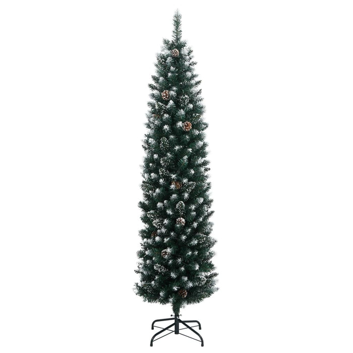 Albero di Natale Artificiale Sottile con LED