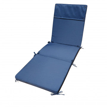 Cuscino lettino sfoderabile idrorepellente poliestere 59x194,5x4 cm