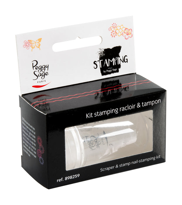 PEGGY SAGE  KIT STAMPING RASCHIETTO E TIMBRO 2,0
