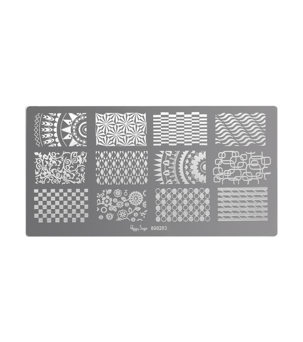 PEGGY SAGE  TAVOLA DI STAMPING NAIL ART 3