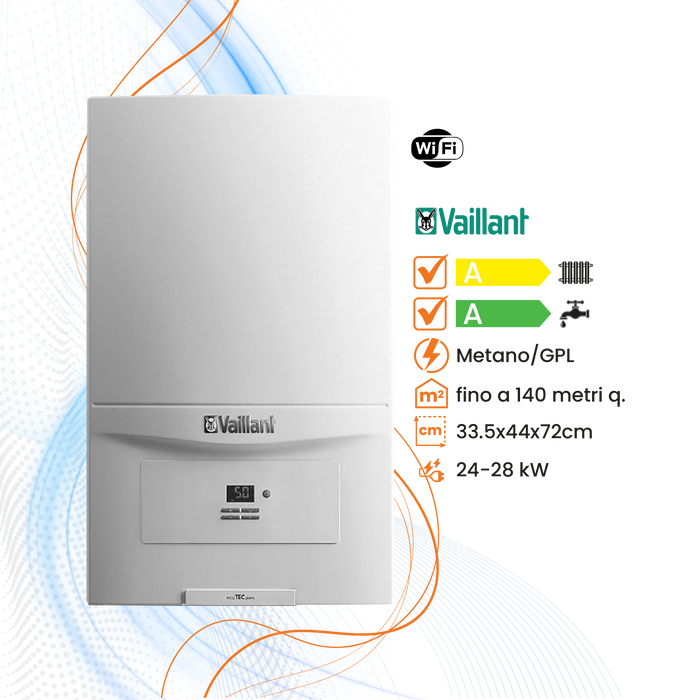 Caldaia Vaillant Ecotec Pure VMW a Condensazione + Kit Installazione Completo