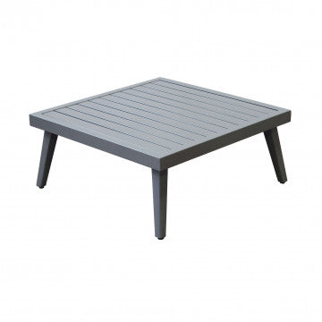 Tavolino modulare salotto struttura alluminio verniciato antracite 68x68x30