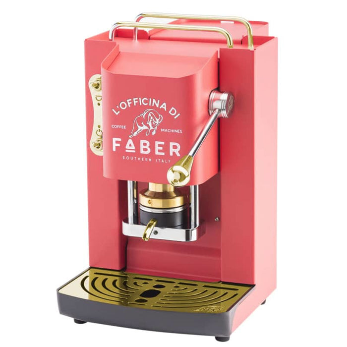 Macchina Caffè Cialde Pro Deluxe Rosso Ciliegia