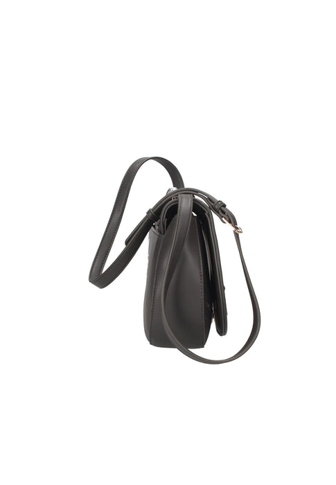 Borsa A Spalla Artemisia In Velluto Con Chiusura A Patta E Charm Lucchetto Frontale Dimensioni 25x20x7 Cm Di V73