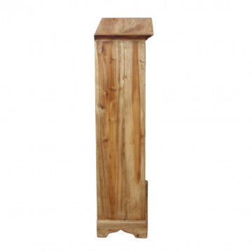 Cantinetta in legno di mogano, dimensioni 55x23x85 cm, colore marrone