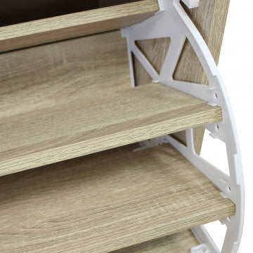 Scarpiera in legno con cuscino 60x29,5x48 cm, peso 8,35 kg
