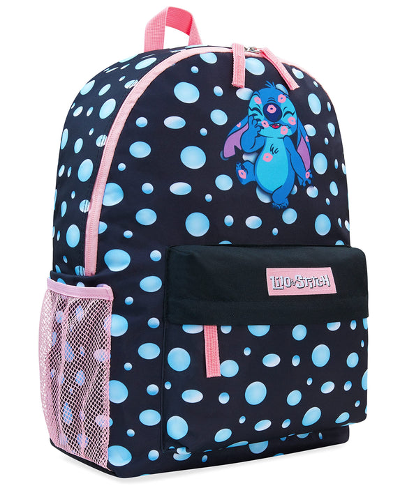 Disney Zaino da Bambina Ragazza Stitch Ufficiale (Nera)