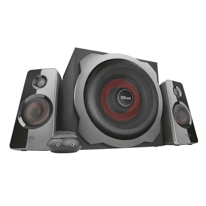 Trust Gaming GXT 38 Tytan Altavoces 2.1 120W - Subwoofer de Madera 30W - Cable 1.40m - Colore Nero