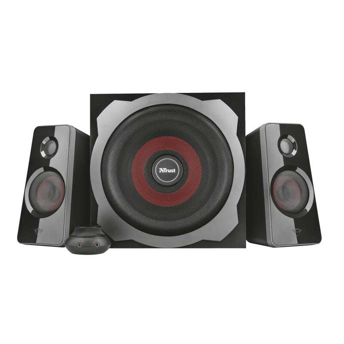 Trust Gaming GXT 38 Tytan Altavoces 2.1 120W - Subwoofer de Madera 30W - Cable 1.40m - Colore Nero