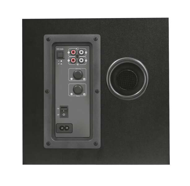 Trust Gaming GXT 38 Tytan Altavoces 2.1 120W - Subwoofer de Madera 30W - Cable 1.40m - Colore Nero