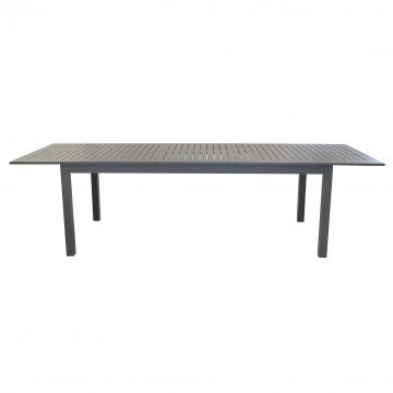 Tavolo allungabile in alluminio verniciato 220/280 x 100 cm