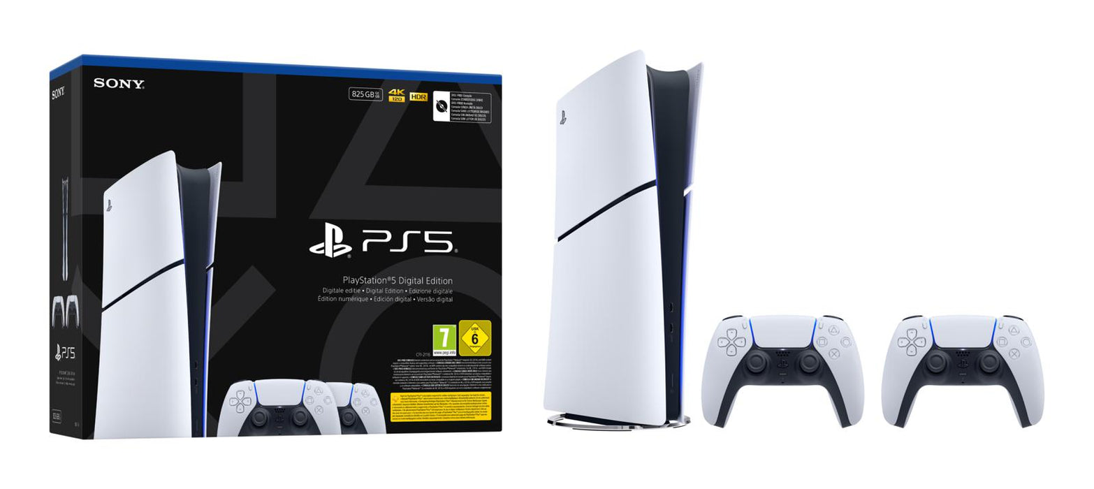 PlayStation 5 Slim 825GB Bianca Digitale 2 Controller