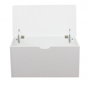 Porta giochi in truciolare bilaminato bianco 78x38x40 cm