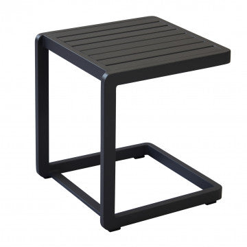 Tavolino quadrato alluminio verniciato 40x40 cm altezza 45 cm