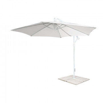 Ombrellone diametro 3 metri telo poliestere 160g palo metallo