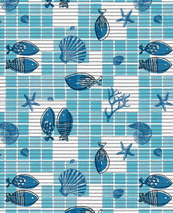 Tappeto Multiuso Antiscivolo Aquamat Fantasia Mare – H65 cm x 15 m
