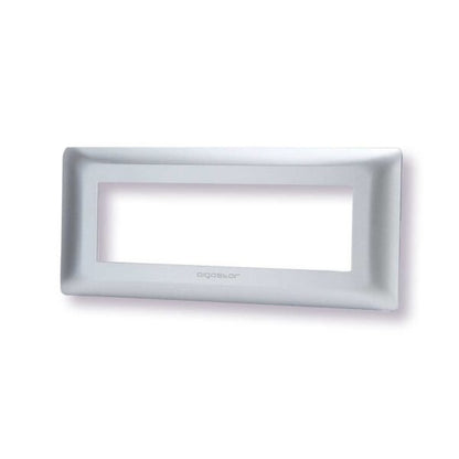 Placca per 6 moduli della linea Matix - Design Moderno e Funzionale