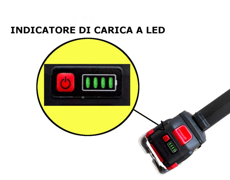 Scuotitore Olive Cordless 21V Telescopico 3m 14 Aste