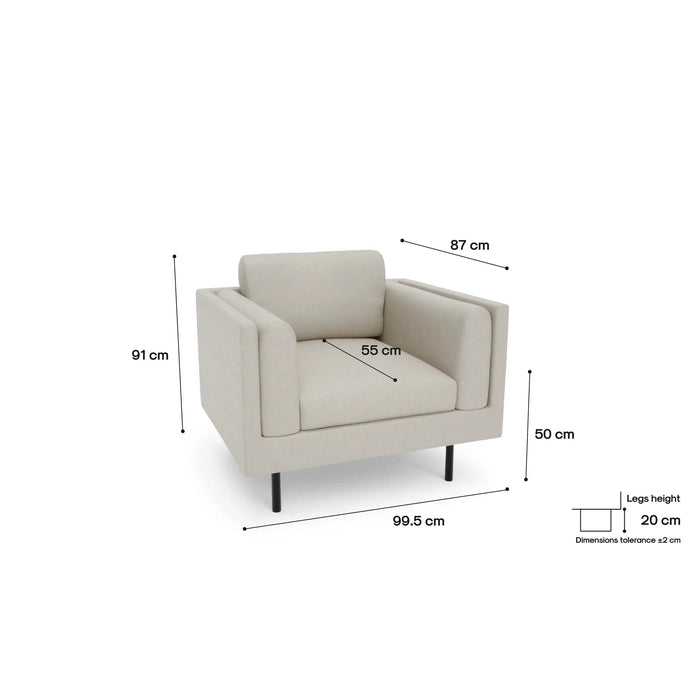 Poltrona CHELSEA - Crema