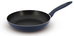 Padella antiaderente in alluminio blu con manico ergonomico, diametro 26 cm, ideale per cucinare in cucina, modello ACCADEMIA MUGNANO - SKU: AM-BBPDL26