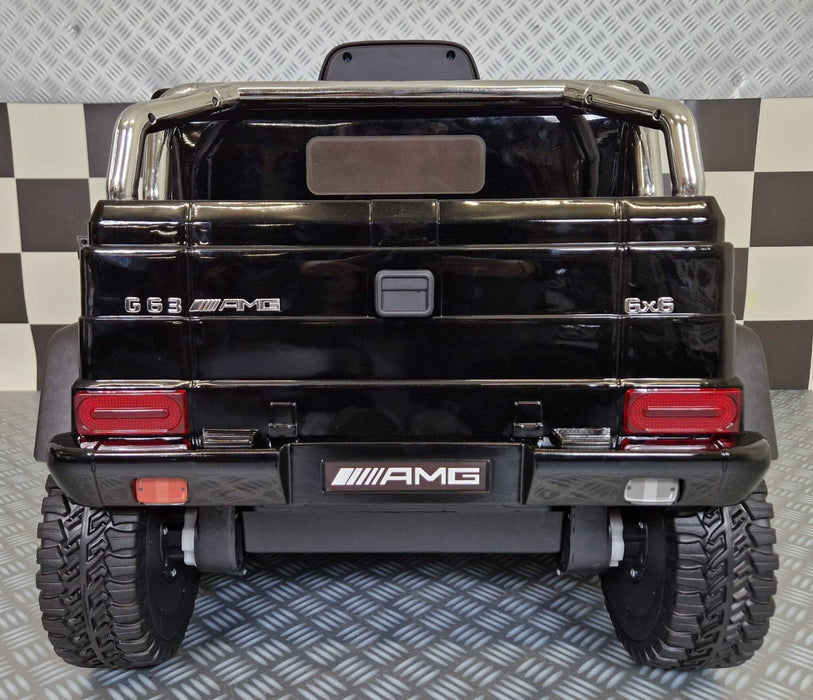 Auto Elettrica per Bambini Mercedes G63 AMG 6×6 12 V – Nero Metallizzato
