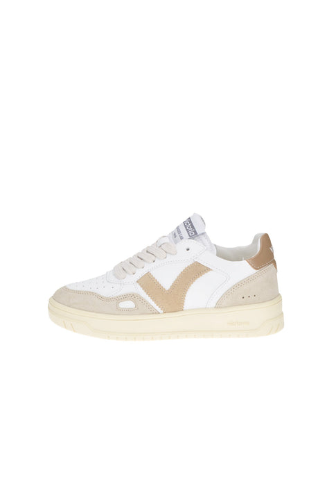 Sneaker Seul In Pelle Con Chiusura A Lacci Sottopiede Imbottito E Suola In Gomma Con Para Alta 3 Cm Victoria