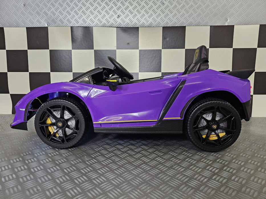 Auto Elettrica per Bambini Lamborghini Auténtica 12 V – Viola