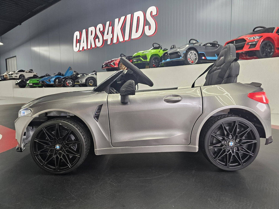 Auto Elettrica per Bambini BMW M4 12 V – Grigio Metallizzato