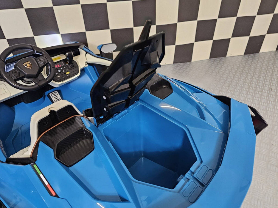 Auto Elettrica per Bambini Lamborghini Sian 24 V – 2 Posti – Blu