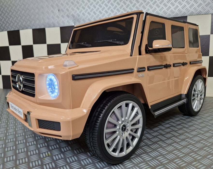 Auto Elettrica per Bambini Mercedes G500 12 V – Colore Sabbia