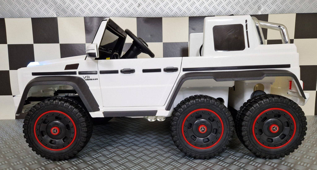 Auto Elettrica per Bambini Mercedes G63 AMG 6×6 12 V – Bianca
