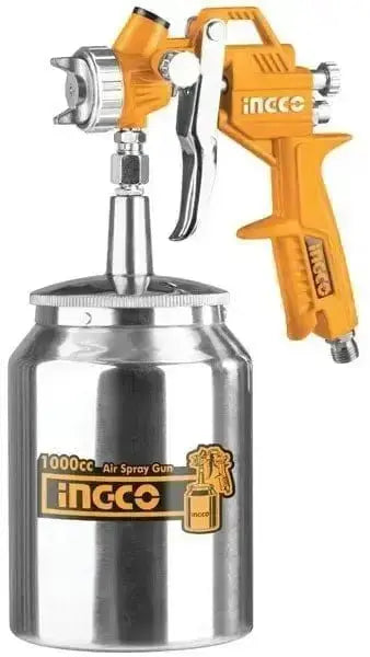 Aerografo Pneumatico INGCO con Vasca Inferiore 1.000 ml: Versatile e Potente Aerografi INGCO   