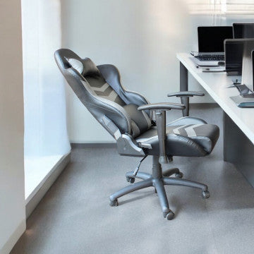 Poltrona gaming seduta 68,5x69,5 cm altezza regolabile 121-128,5 cm