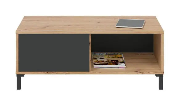 Tavolo Da Caffe Rovere/Antracite 100X50X40H Tavolini da salotto FORES   